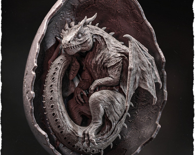 Featured listing image: Baby Dragon - UNPAINTED - Evox Arts