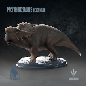 Pachyrhinosaurus perotorum - NON DIPINTO - Museo delle miniature