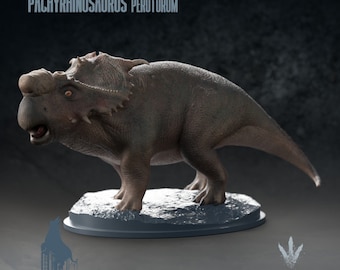 Pachyrhinosaurus perotorum  - UNPAINTED - Miniature Museum