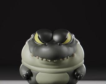 Caiiman - UNPAINTED - Grumpii Art Toy