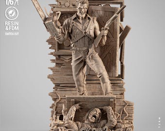 Ash Sculpture - UNPAINTED FAN ART - Wicked 3D Models