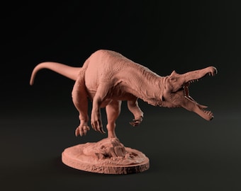 Baryonix running - Dino and Dog Miniatures