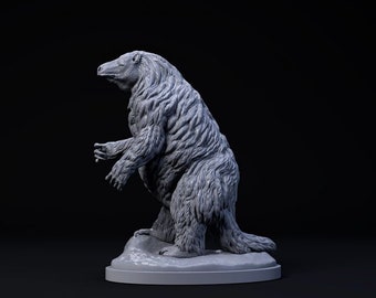 Megatherium walking - UNPAINTED - Dino and Dog Miniatures