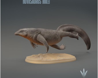 Hovasaurus boulei : Swimming - UNPAINTED - Miniature Museum