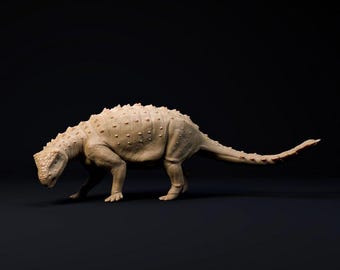 Stegouros looking down - Dino and Dog Miniatures