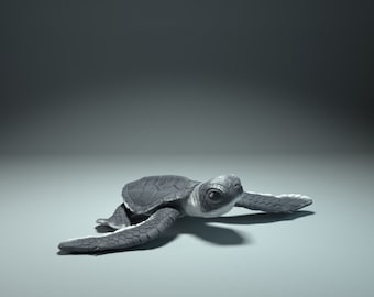 Baby Sea Turtle - UNPAINTED - Animal Den Miniatures