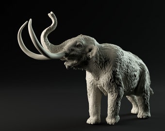 American Mastodon call - Dino and Dog Miniatures