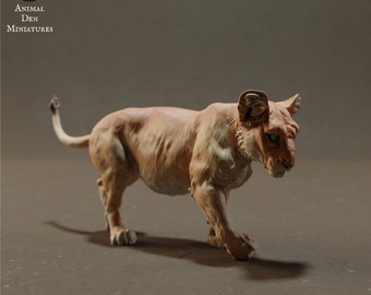 Lion Cub - UNPAINTED - Animal Den Miniatures