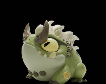 Kaerii (Toad) - UNPAINTED - Grumpii Art Toy