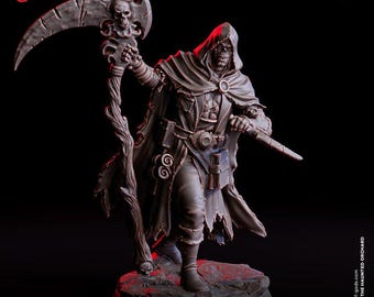 Crohm, Decayng Warlock - UNPAINTED 3D Figure - Flesh of Gods