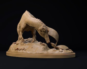 Irritator curious encounter - UNPAINTED - Dino and Dog Miniatures