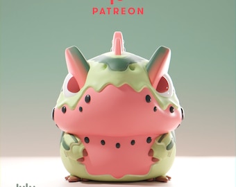 Suika - UNPAINTED - Grumpii Art Toy
