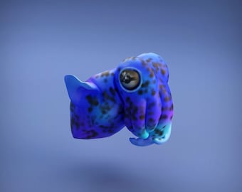 Bobtail Squid - UNPAINTED - Animal Den Miniatures