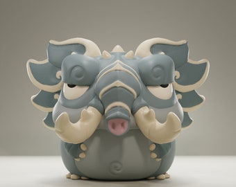 Elephant - UNPAINTED - Grumpii Art Toy
