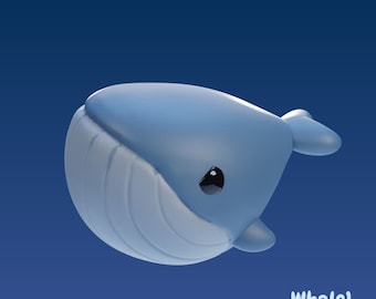 Whale - UNPAINTED - Grumpii Art Toy