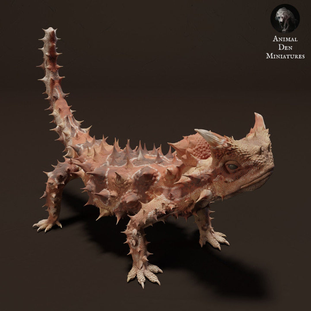 Thorny Devil - UNPAINTED - Animal Den Miniatures - Etsy