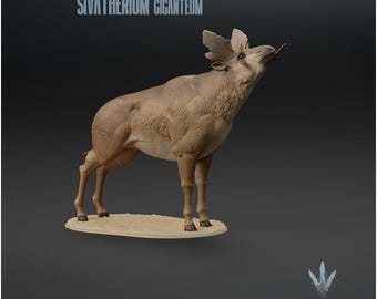 Sivatherium giganteum : Feed - UNPAINTED - Miniature Museum