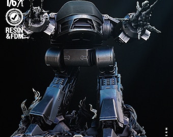 ED 209 Sculpture - UNPAINTED Fan Art - Wicked 3D Models