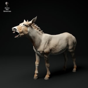 Common Donkey Bray - UNPAINTED - Animal Den Miniatures