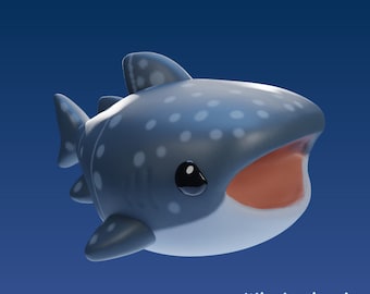 Whale Shark - UNPAINTED - Grumpii Art Toy