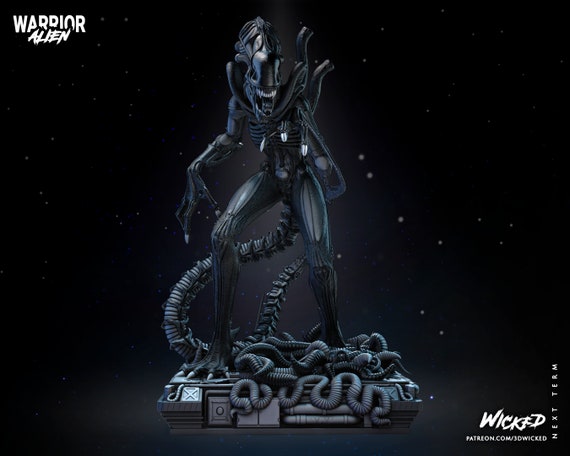 Alien Warrior - Wicked 3D Models - Etsy Alien Warrior - Wicked 3D Models - Etsy