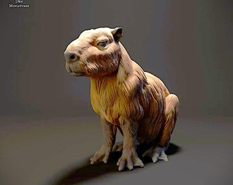 Capybara - UNPAINTED - Animal Den Miniatures