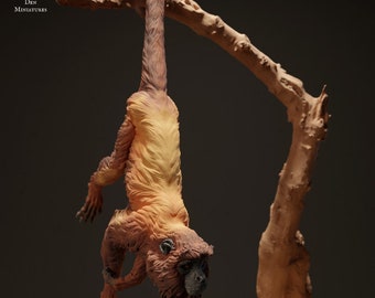 Red Howler Monkey - UNPAINTED - Animal Den Miniatures