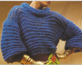 Odd Pins Knitting Pattern Ladies Top #6