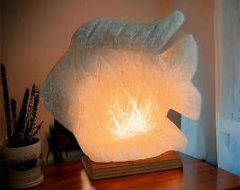 fish model salt lamp