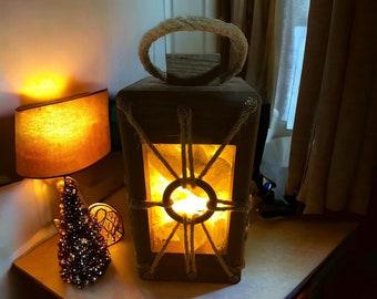 sailor lantern model model rock salt lamp basket