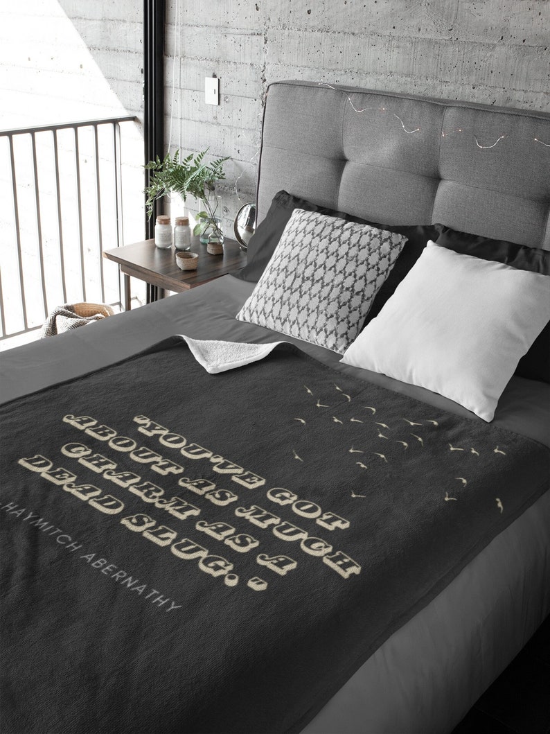 Hunger Games Blanket, Haymicth Quote Blanket, Mockingjay, Girl on Fire
