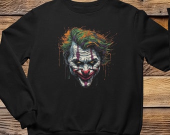 Joker Face Grin Sweatshirt - Quality Design (Made By Gorgo)