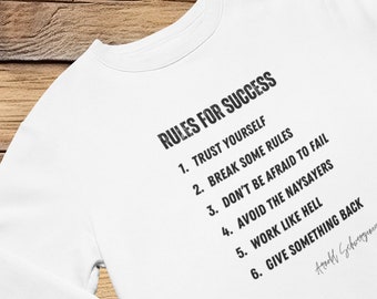 Sweat : 6 Rules of Success - Sweatshirt - Sport - Workout - Quality Comfort (Made By Gorgo)