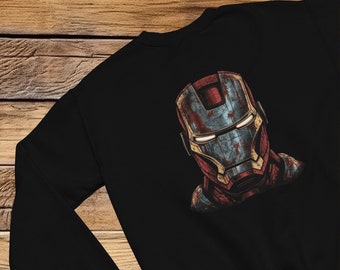 Iron Man Face Premium Sweatshirt (Made By Gorgo)