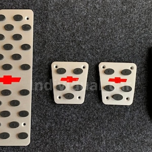 Anti-Slip Aluminum Pedal Covers for Chevrolet Aveo Camaro Cruze