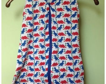 NEW-Knit-Dinosaur-Sleep Blanket Sleeper Sack-Newborn-Handmade-Last One