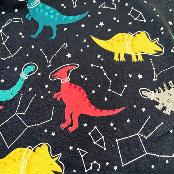 NEW-Knit-Space Dinosaurs-Blanket Sleep Sleeper Sack-4T-5T-Handmade-Custom-40" long