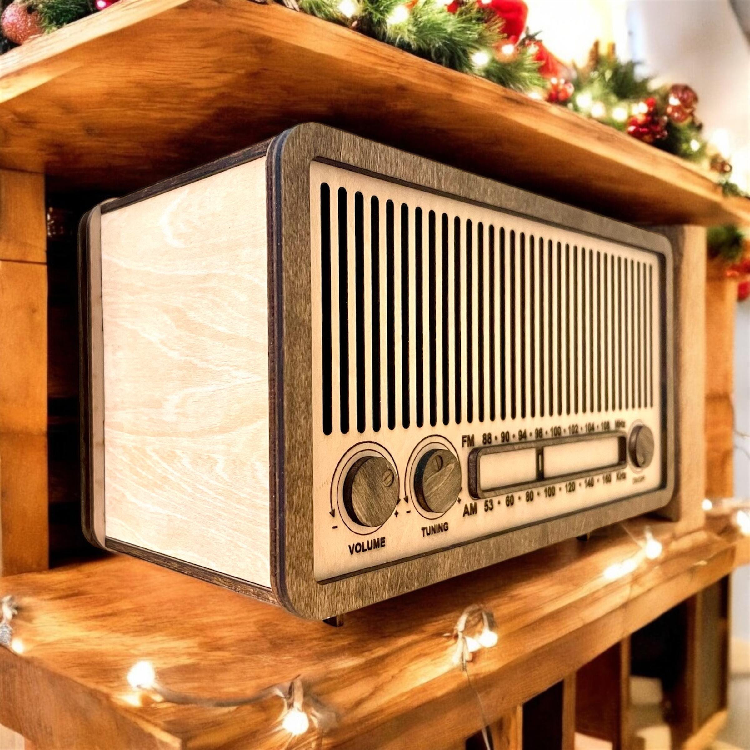 Vintage Radio for Bluetooth Speaker | Laser Cut | Digital File - Etsy