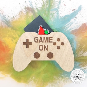 Porta tarjetas de regalo para controlador de juegos / Archivo digital