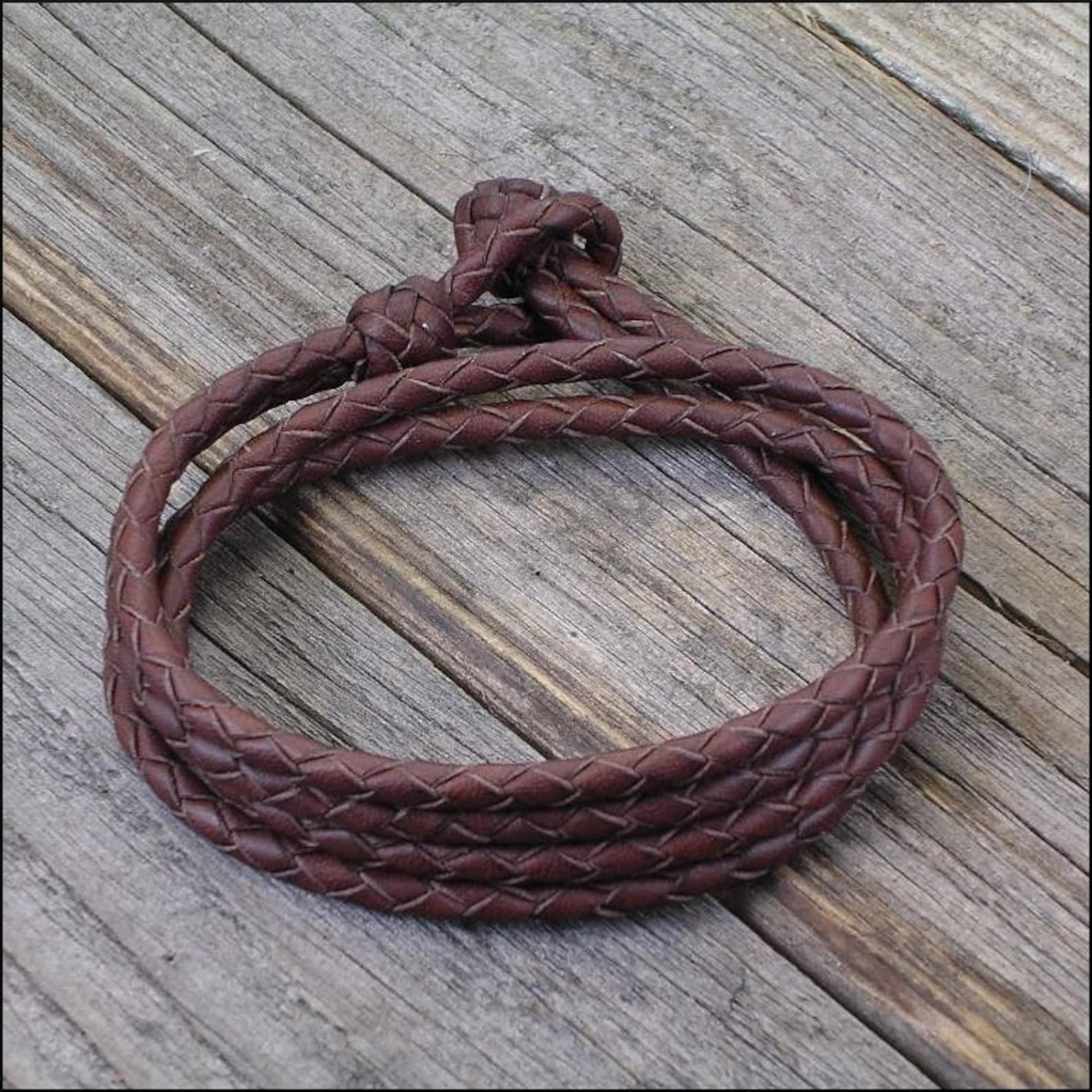 Detangled 4 Strand Leather Bracelet - Etsy