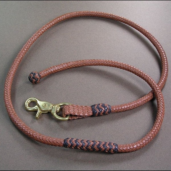 Loopless Leather Dog Leash