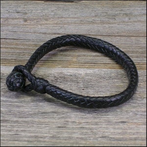 12 Strand Oval Braid Leather Bracelet - Etsy