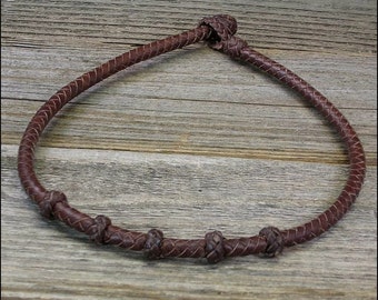 Braided Leather Necklace
