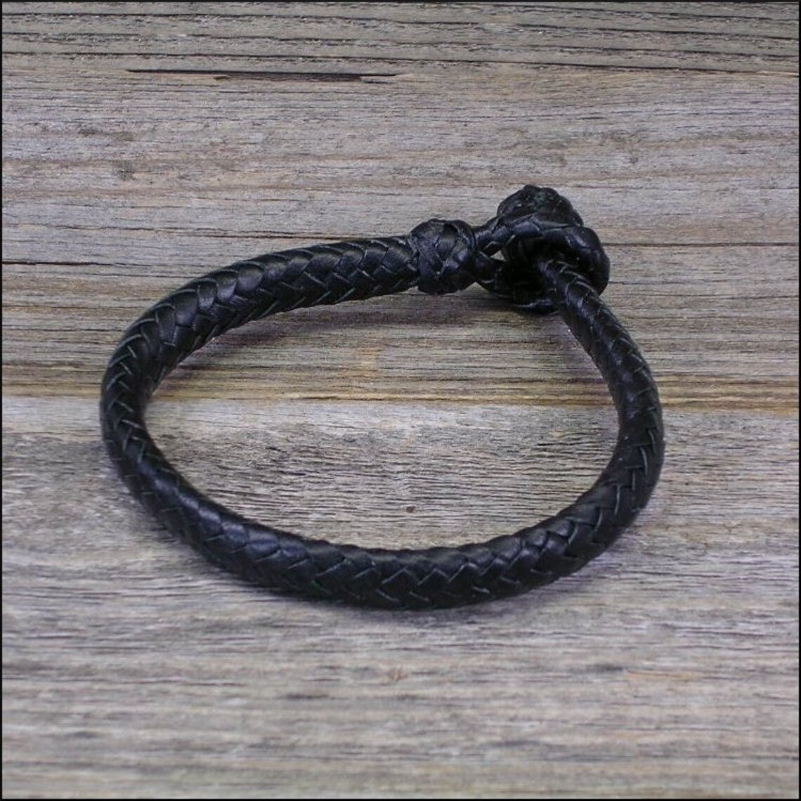 12 Strand Oval Braid Leather Bracelet | Etsy