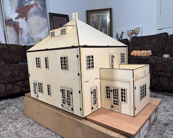 Custom Dollhouse Project | Miniature House Replica, 1∶6 or 1∶12 Scale