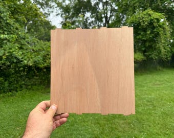 Dollhouse Blank Plywood Wall | 1:6 or 1∶12 Scale Room Box Panel
