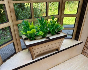 Miniature Potted Plant | Dollhouse & Diorama Decor 1:6 1\12