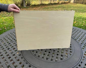 Dollhouse Front Wall Panel: Solid Birch Facade, 1/6 or 1/12 Scale