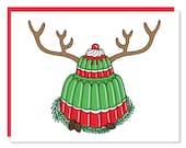 Christmas Gelatin Holiday Card