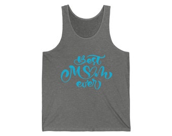 Best Mom Ever - Jersey Tank -  Mothers day gift - Moms Birthday  Gift